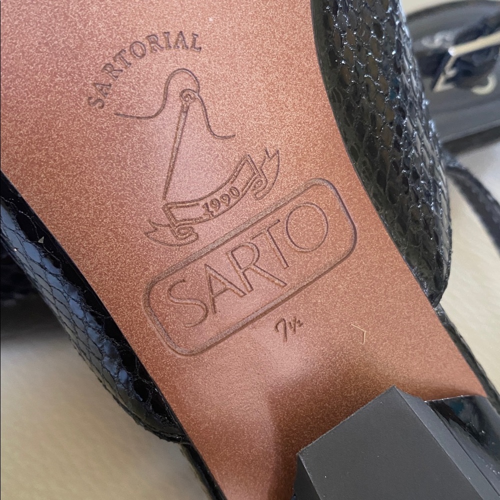 Franco SARTO leather sling flats - Picture 6 of 7